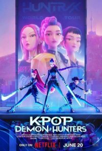 Постер к кинофильму Кей-поп-охотницы на демонов смотреть онлайн бесплатно